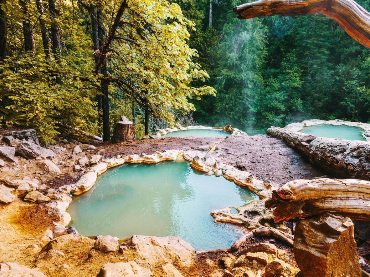 aguas termales Baños, Ecuador